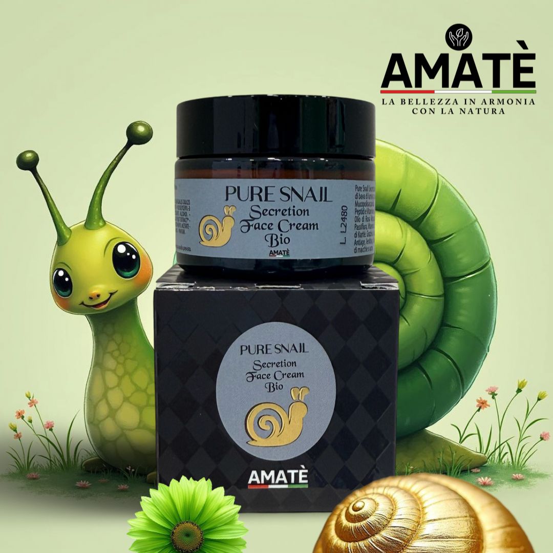Pure Snail Secretion Face Cream Bio - Crema Viso Bio Bava di Lumaca Pura