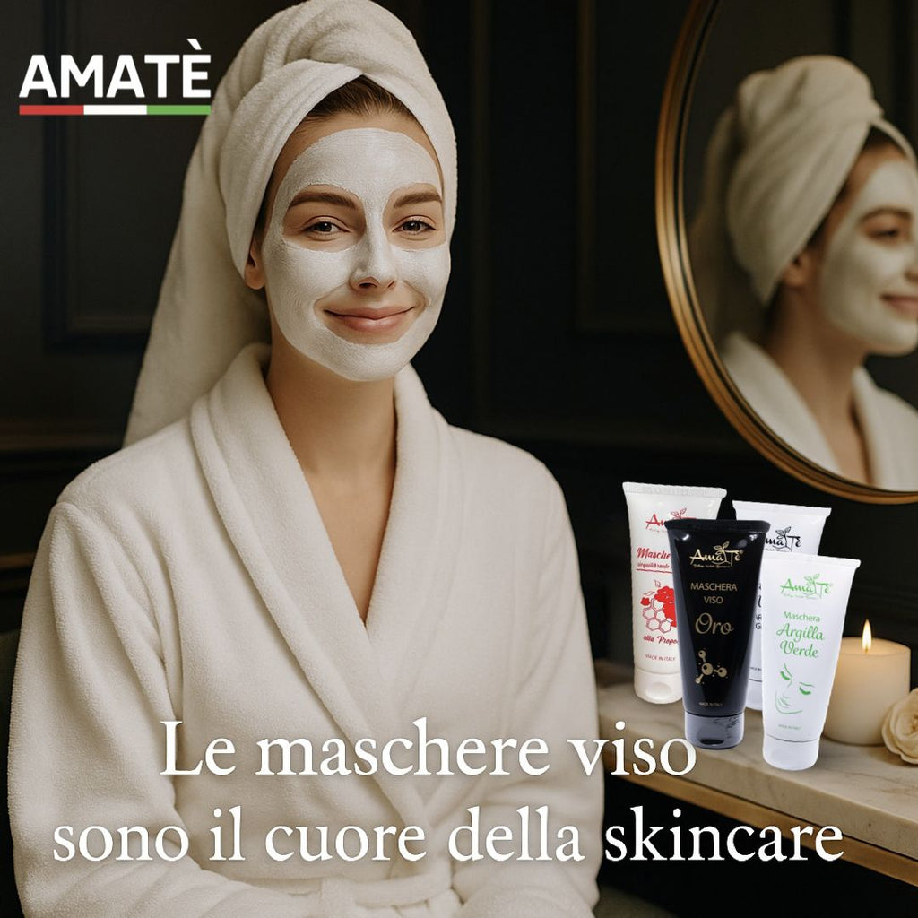 Maschera Viso Oro Colloidale